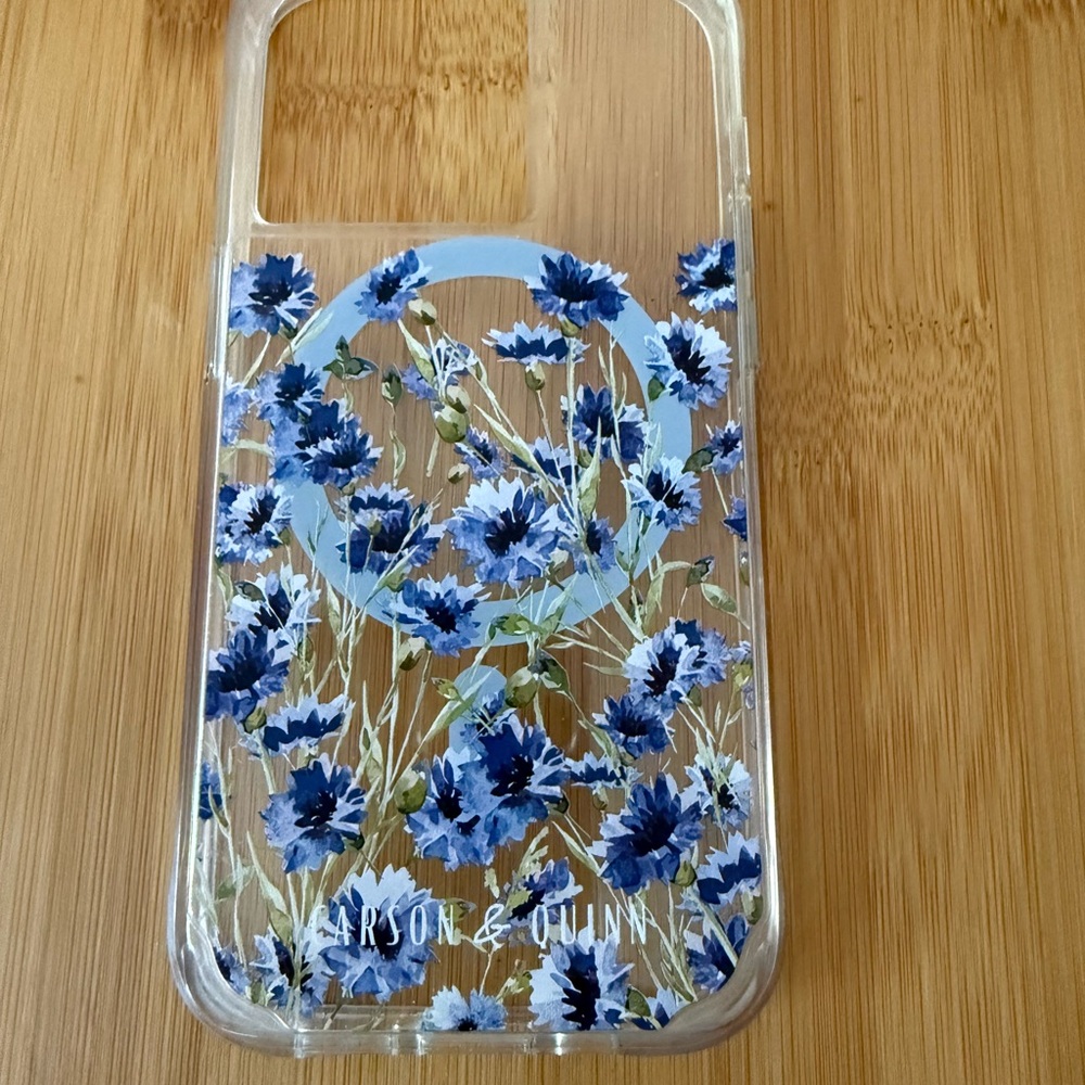 Blue Floral Design Phone Case for Smartphones